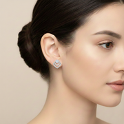 Regal Chevron Diamond Studs